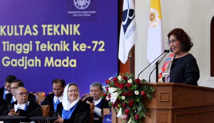 Orasi Menteri Kelautan dan Penghargaan HJA Mengisi Peringatan Hari Pendidikan Tinggi Teknik ke-72 