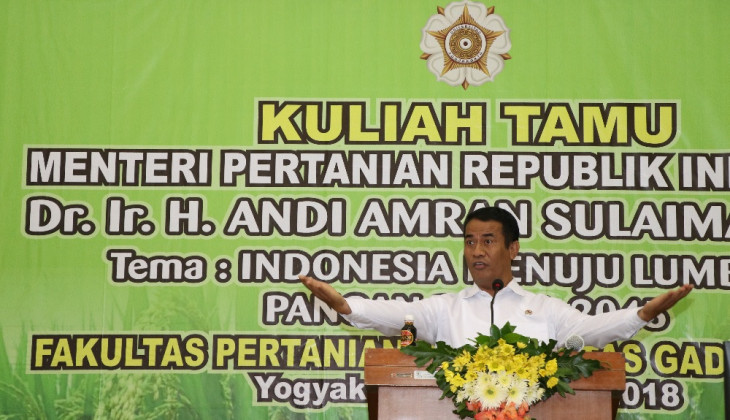 Menteri Pertanian Yakin Indonesia Bisa Menjadi Lumbung Pangan Dunia