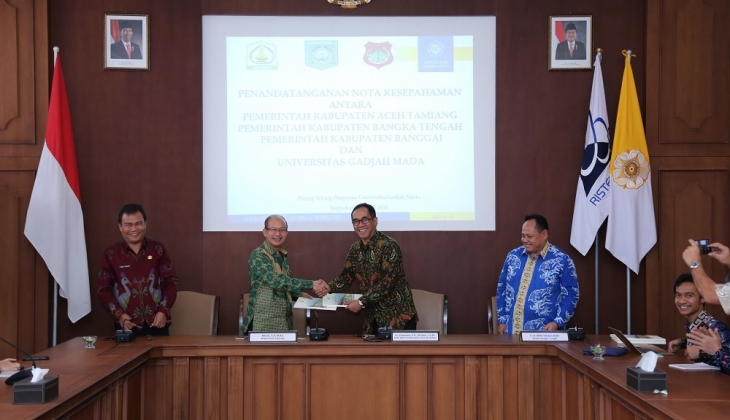 UGM dan Tiga Kabupaten Kerja Sama Pengembangan Pariwisata Daerah