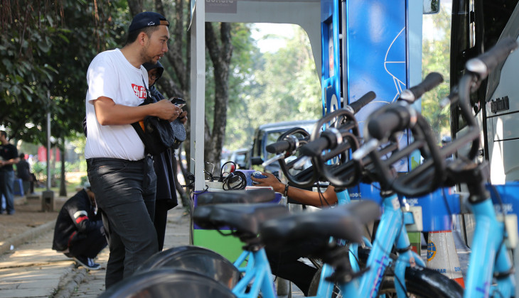 Menjajal Fasilitas Penyewaan Sepeda Boseh di Bandung