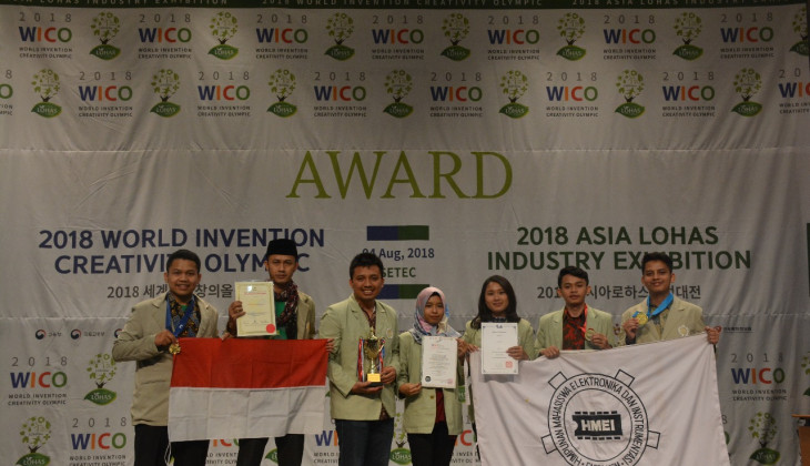 UGM Students Win Awards at 2018 World Invention Creativity Olympic