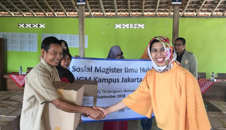 Gagal Panen, MIH UGM Jakarta Bagikan Bantuan Bagi Warga Gunungkidul