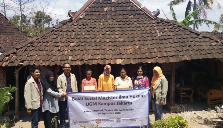 Gagal Panen, MIH UGM Jakarta Bagikan Bantuan Bagi Warga Gunungkidul