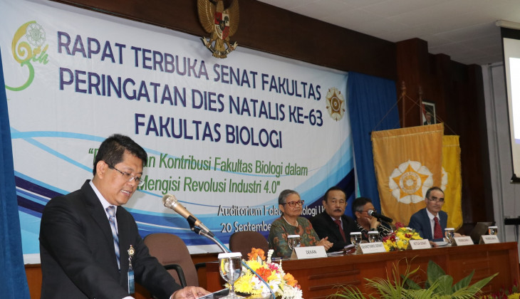 63 Tahun Fakultas Biologi UGM Tingkatkan Kontribusi Bagi Indonesia dan Dunia