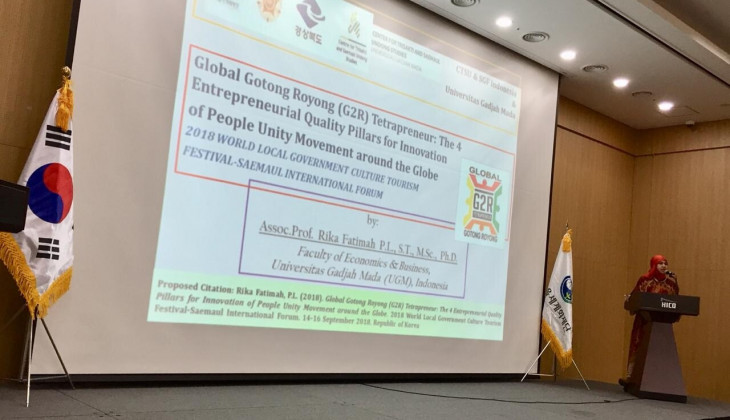 Dosen UGM Hadiri Saemaul International Forum di Korea Selatan