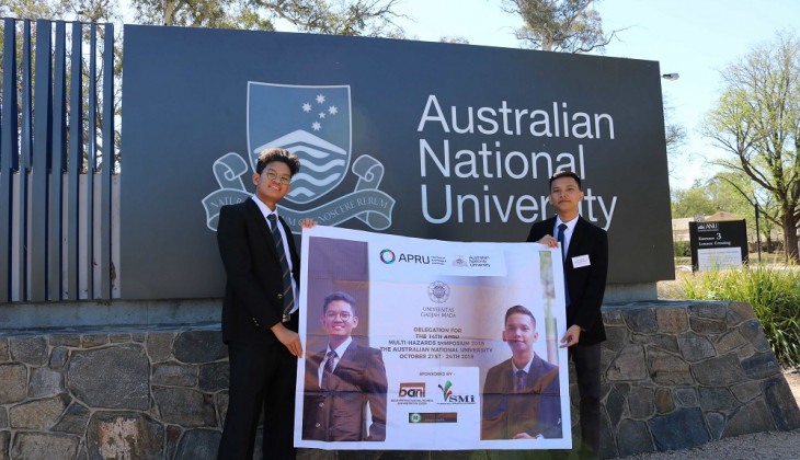 Mahasiswa UGM Ikuti Konferensi Internasional Kebencanaan di Australia