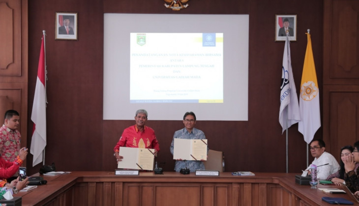 UGM Kerja Sama Pembangunan Daerah Lampung Tengah