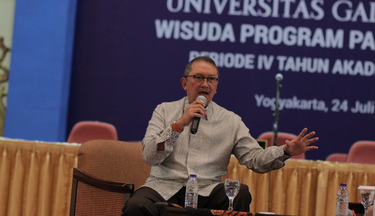 Lulusan UGM Diharapkan Tidak Sombong