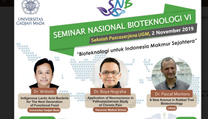 Universitas Gadjah Mada Seminar Nasional Bioteknologi Vi Bioteknologi 