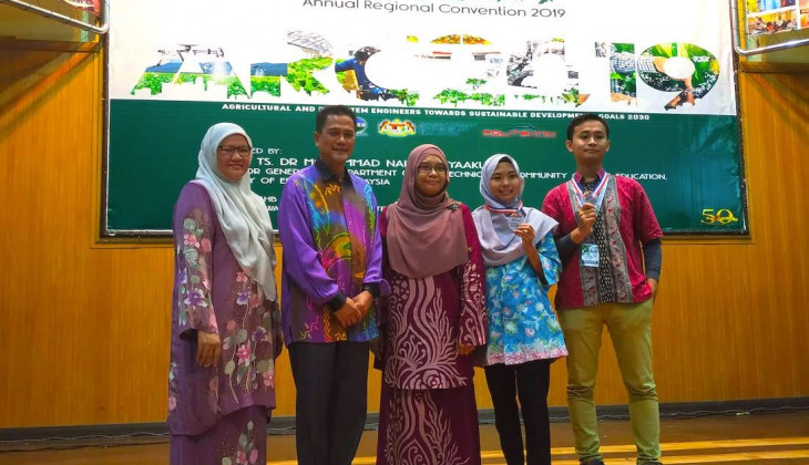 Mahasiswa FTP UGM Raih Dua Medali Kompetisi Mahasiswa Teknik Pertanian Tingkat ASEAN di Malaysia