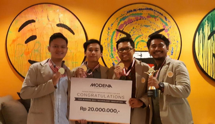 Tim Andeska UGM Raih Best Technologi Modena Competition 2019