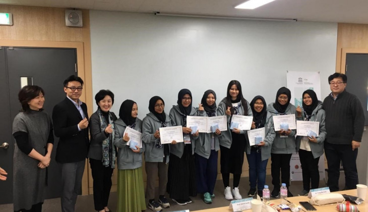 Mahasiswa UGM Menang Kompetisi UNESCO-UNITWIN ICT di Korea Selatan