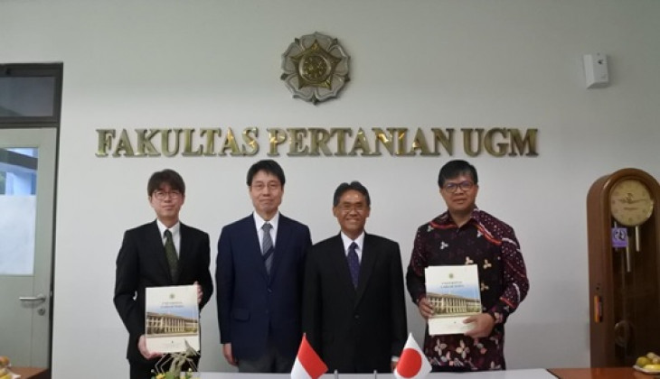 UGM dan Ibaraki University Tandatangani MoA Joint Office Collaboration
