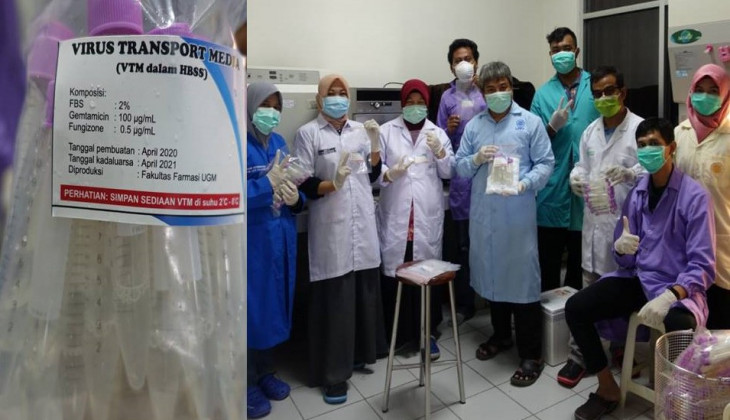 Fakultas Farmasi UGM Produksi Viral Transport Medium Untuk Deteksi Covid-19