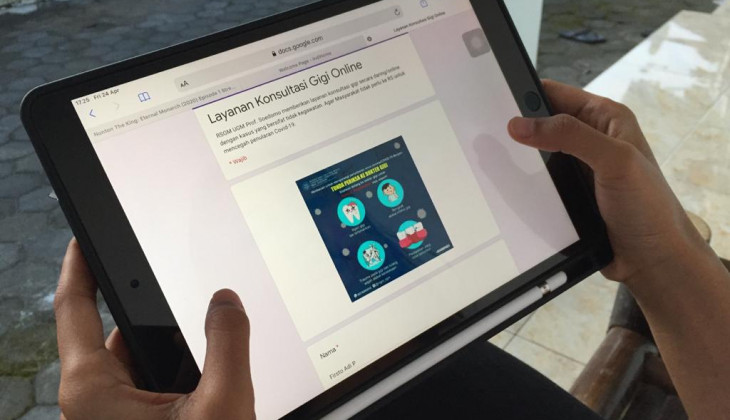 RSGM Soedomo Adakan Konsultasi Online Gratis