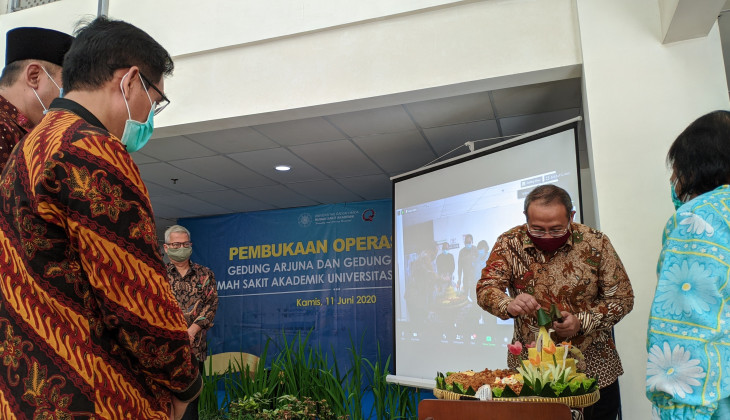 RSA UGM Buka Operasional Gedung Khusus Penanggulangan Covid-19