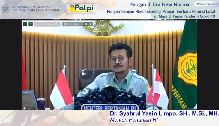 Menteri Pertanian Minta Dukungan Akademisi Majukan Pertanian Nasional