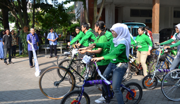 Fakultas Geografi Kampanyekan Gerakan Sepeda Hijau