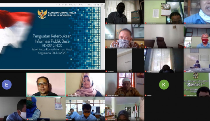 PPID UGM Selenggarakan Webinar Layanan Informasi Publik Desa