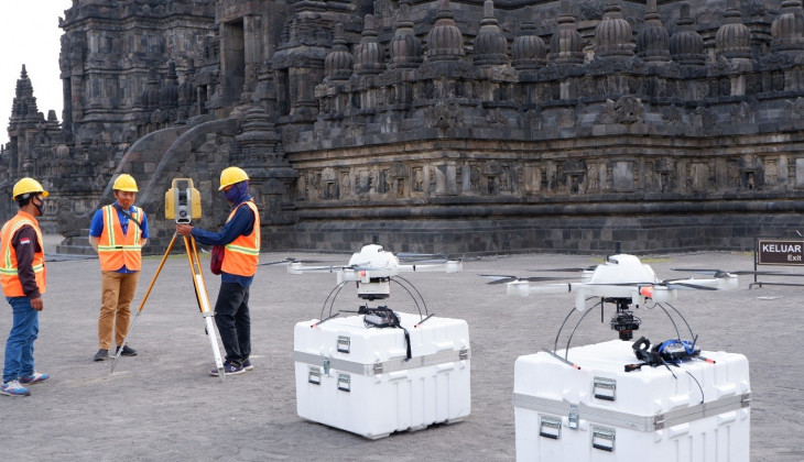 SV UGM Buat Dokumentasi Digital 3D Candi Prambanan