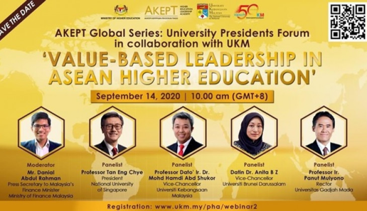 Rektor UGM Hadiri AKEPT Global Series: University President Forum