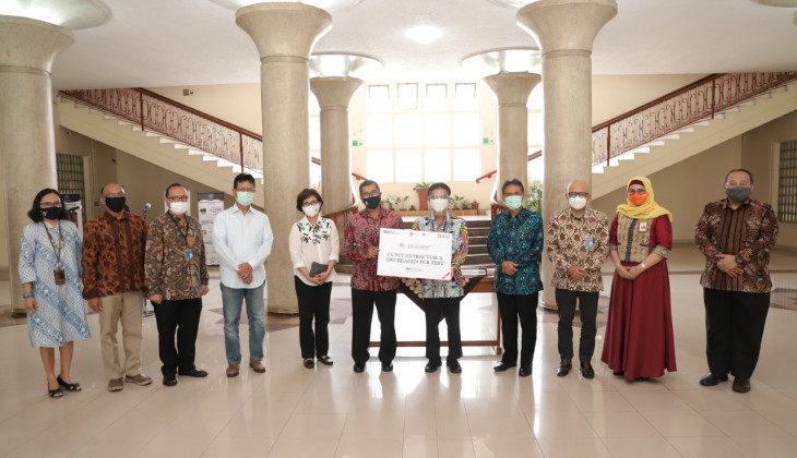 BNI Grants UGM Aids in the Form of RNA Machines and PCR Test Reagents