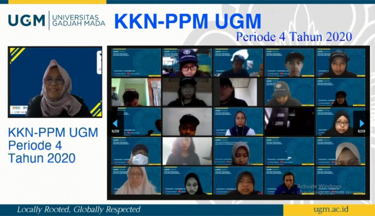 UGM Terjunkan Mahasiswa KKN-PPM UGM Periode 4 Tahun 2020