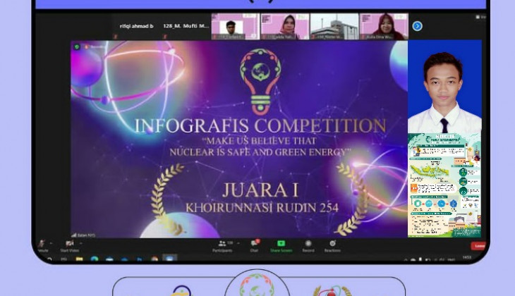 Mahasiswa Teknik Fisika UGM Juara 1 Infographic Nuclear Youth Summit Competition 2021   