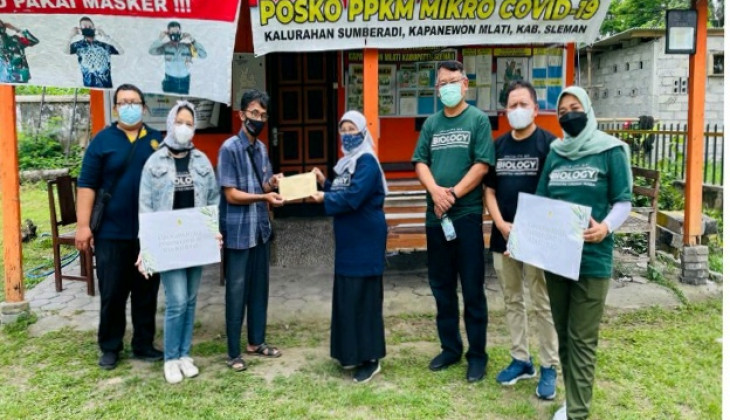 Kabiogama Sampaikan Tali Asih Bagi Relawan dan Nakes DIY Pejuang Covid-19