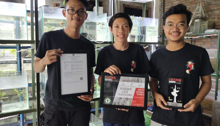 Mahasiswa Fakultas Pertanian UGM Juarai Beberapa Kontes Guppy Nasional