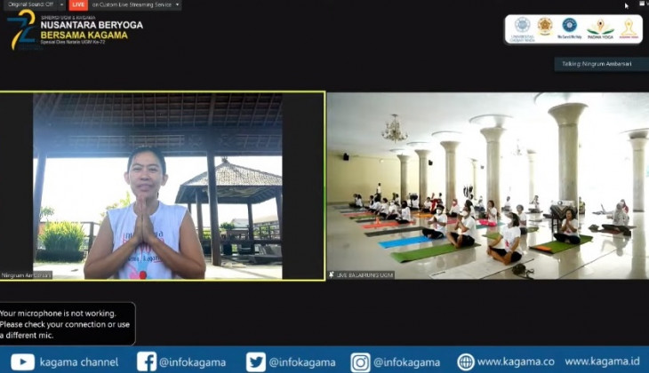 UGM dan KAGAMA Gelar Yoga Bersama 