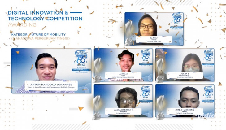 Tim Dosbog UGM Raih Juara 1 Digital Innovation and Technology Competition