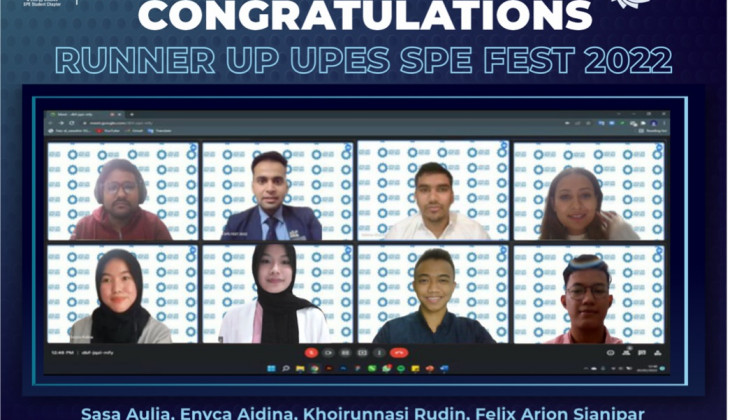 UGM Runner-up of UPES SPE Fest 2022