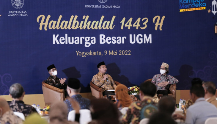UGM Gelar Syawalan Secara Hybrid