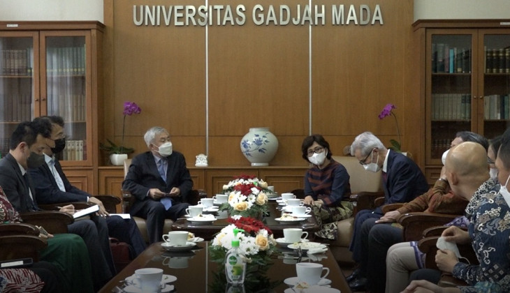 Rektor UGM dan Dubes Korea Selatan untuk ASEAN Bahas Perluasan Kerja Sama Pendidikan