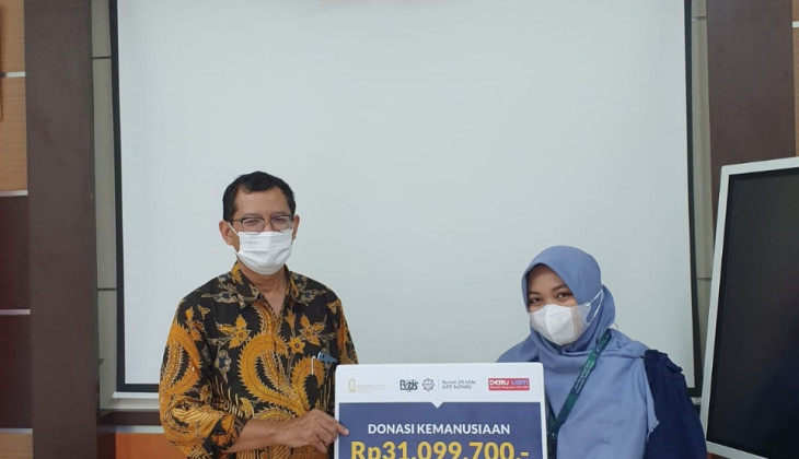 UGM Terima Donasi Masjid Kampus dan RZIS Untuk Bencana Gempa Cianjur
