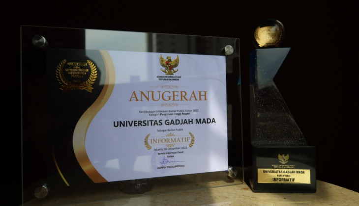 UGM Raih Predikat Informatif Anugerah KIP Selama Empat Tahun Berturut-turut