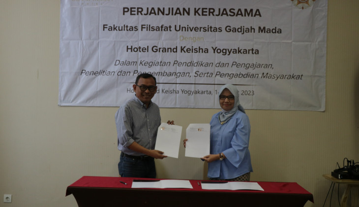 Fakultas Filsafat UGM dan Hotel Grand Keisha Yogyakarta Jalin Kerja Sama