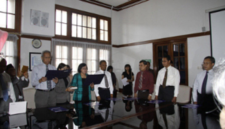 UGM Lantik Pejabat Baru P3 dan LPPT