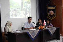 Fakultas Geografi Gelar Workshop International Collaborative Research