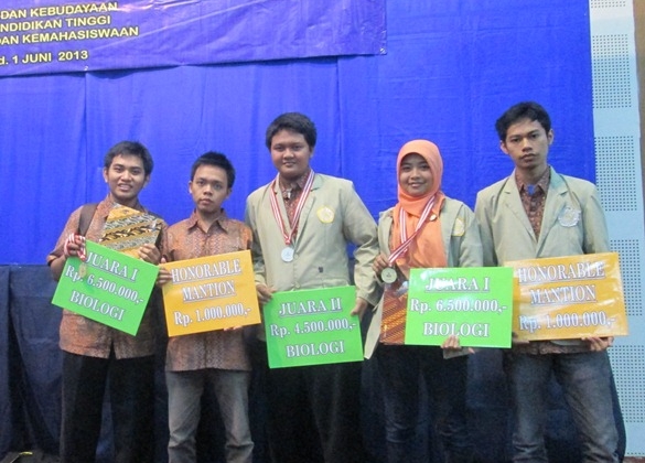 UGM Earns Medals in ON MIPA-PT 2013