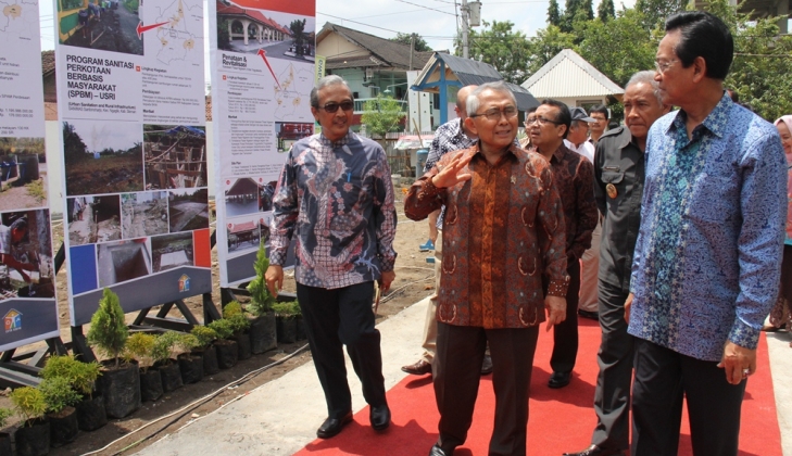 Menteri PU Tandai Peletakan Batu Pertama Pembangunan Rusun Asrama Mahasiswa Kinanti