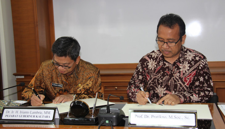 Kejar Pembangunan, Provinsi Kaltara Jalin Kerjasama Dengan UGM