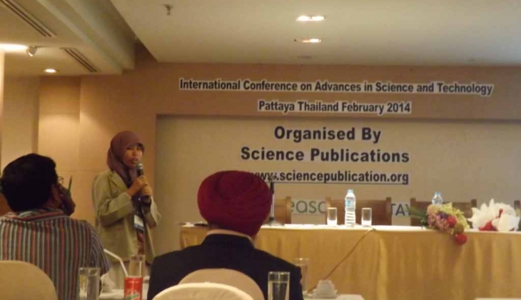 Mahasiswa UGM Raih Best Paper Pada International Conference on Advances in Science and Technology di Pattaya,Thailand 