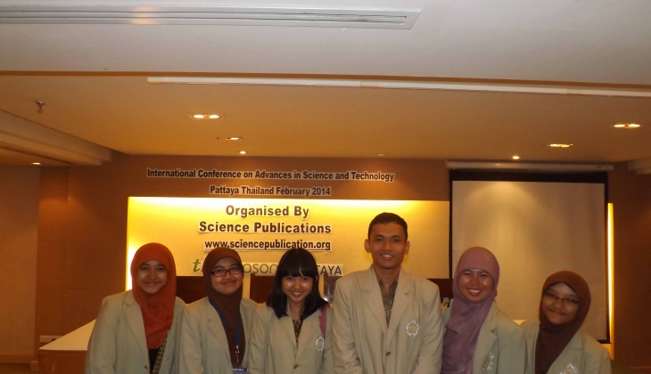 Mahasiswa UGM Raih Best Paper Pada International Conference on Advances in Science and Technology di Pattaya,Thailand 