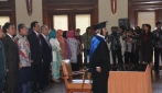 Djoko Kirmanto Terima Gelar Doctor Honoris Causa dari UGM