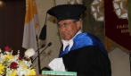 Djoko Kirmanto Terima Gelar Doctor Honoris Causa dari UGM