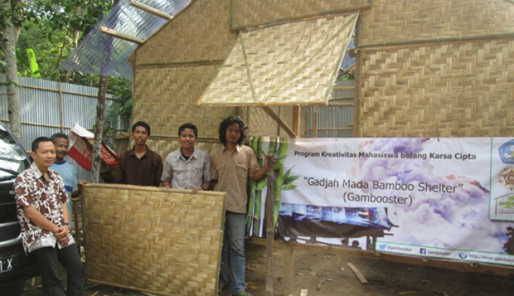 Gambooster, Huntara Unik Buatan Mahasiswa UGM