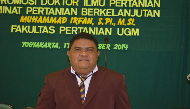 Teliti Budidaya Rumput Laut, Muh. Irfan Raih Doktor