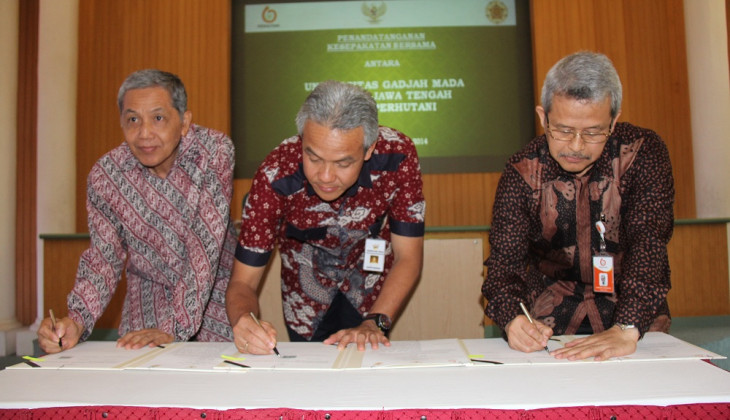 UGM, Pemprov Jateng dan Perhutani Jalin Kerjasama Pengembangan Pertanian Terpadu